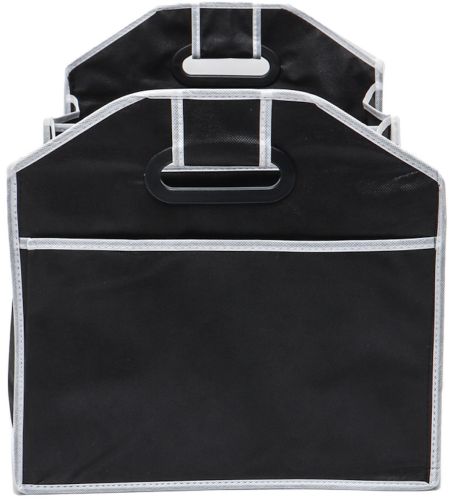 Складная сумка органайзер Car Boot Organiser CR-113 в багажник автомобиля, раскладной тканевый ящик на 5 отсеков для хранения мелочей в авто