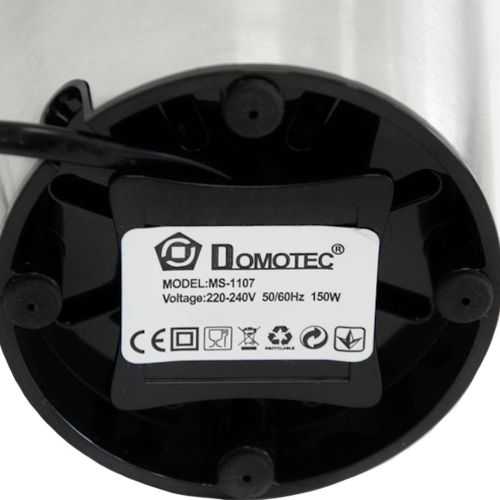 Електрична кавомолка Domotec MS-1107 150W роторний подрібнювач кавових зерен, горіхів і спецій, Ручна кухонна млин для кави MS1107 сіра