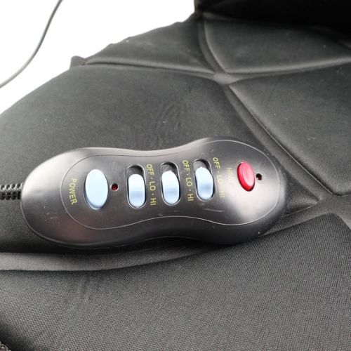 Массажная накидка с подогревом Massage Cushion HL-889B для сидения в автомобиле, Чехол с массажером для кресла LY-408 от сети и прикуривателя