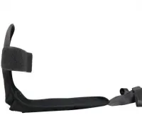 Подовжений нейлоновий ремінь Safe Stretch GS-3990 з 8 петлями для розтяжки і фіксатором для ноги, Тренажер гумка 8 петель для різного навантаження