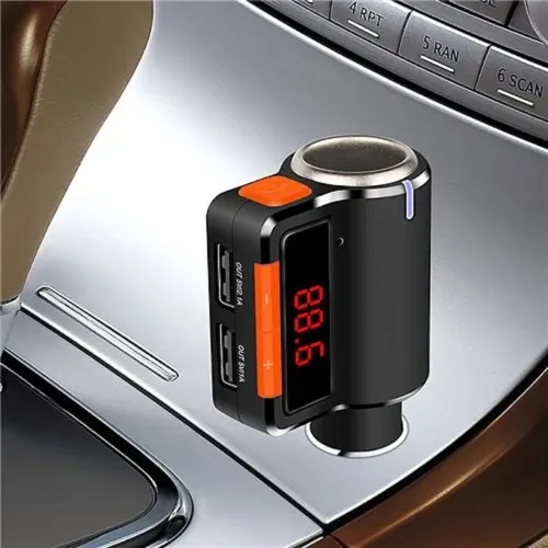 Автомобільний FM трансмітер передавач Bluetooth MP3 S 21, Авто ФМ блютуз модулятор в машину з зарядкою 3.1 A, автомобільний зарядний пристрій