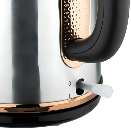 Електричний чайник Domotec MS-7849 на 1.7л настільний дисковий електрочайник Domotec 2200W з термометром і автоматичним відключенням від мережі