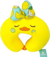 Набір подушок для дитини каченята duck NJ-009, Дитячі подушки качечки звичайна і Дорожня, Дитяча туристична подушка Качка для подорожей в машину