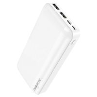Зовнішній акумулятор повербанк Power Bank Borofone Bj27a 20000mAh 15W 2USB TYPE-C з швидкою зарядкою, портативний зарядний пристрій батарея 3 виходи