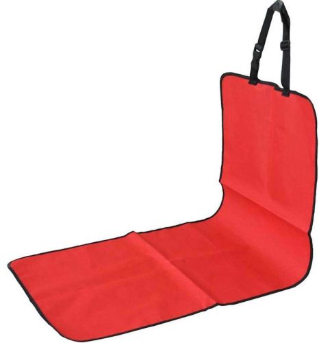 Автомобильная накидка на автомобильное сиденье для животных Pet Seat Cover Paws, Водонепроницаемый чехол от царапин собак и кошек в машину Красная