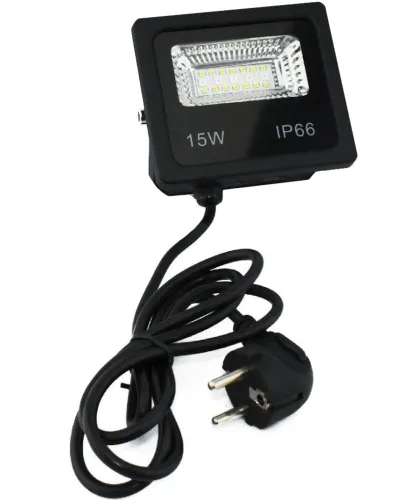 Вуличний світлодіодний прожектор RGB Flood lb-7980 Light з Bluetooth управлінням від телефону, LED ліхтар 15w з монтажним кріпленням для освітлення IP66 від мережі