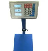 Електронне табло, голова для ваг 300кг Matarix ACS G5 з дисплеєм, Дисплей Спартак до ваг до 300 кг з металевими кнопками