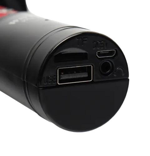 Бездротовий караоке мікрофон WSTER WS - 1816 Bluetooth USB AUX FM з вбудованою колонкою і 4 тембрами голосу на акумуляторі з динаміком Ws1816 Чорний