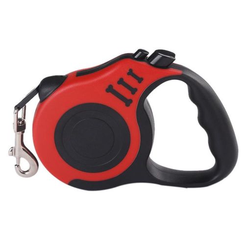 Автоматичний висувний Повідець рулетка Trox TR-50 для вигулу собак 5м з блокіратором, Маленький поводок-рулетка для прогулянок з собаками до 15 кг