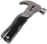 Универсальный складной ключ мультитул молоток - швейцарский нож Bell Howell Tac Tool 18 в 1 плоскогубцы, отвертка пила из нержавеющей стали с чехлом