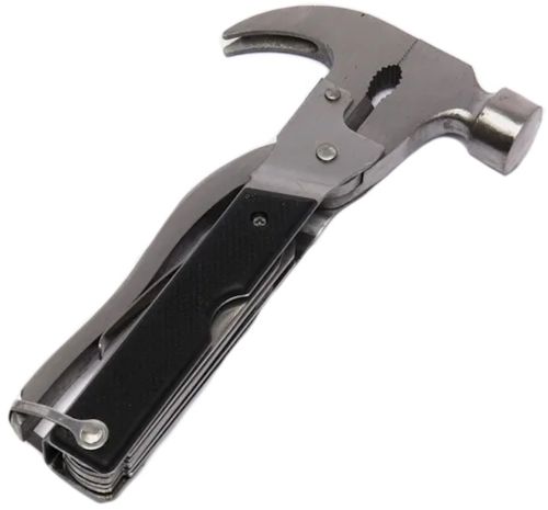Универсальный складной ключ мультитул молоток - швейцарский нож Bell Howell Tac Tool 18 в 1 плоскогубцы, отвертка пила из нержавеющей стали с чехлом