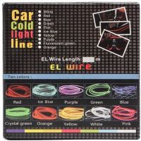 Автомобільна декоративне підсвічування Car Cold Light Line EL-1302-4 м, світлодіодна стрічка В авто, Неонова стрічка для автомобіля 4м