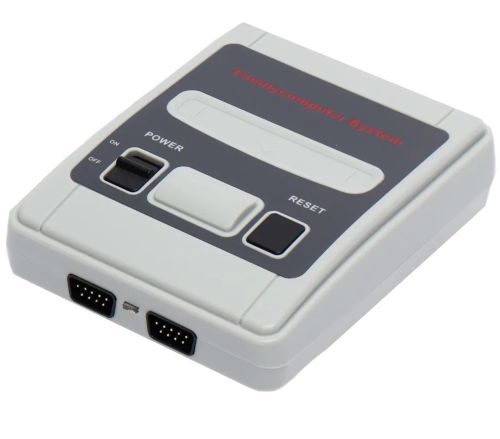 Портативна ігрова ретро приставка Dendy 620 ігор Денді 8 Bit Super Mini SFC, Дитяча консоль 8 біт з двома джойстиками і вбудованими іграми Сіра