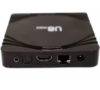 Смарт приставка Smart TV Box U8 Mini 4Gb/32GB Android з пультом, ТВ медіаплеєр 4K Андроїд з вбудованим Wi-Fi модулем для телевізора Чорна