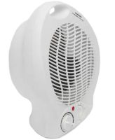 Електричний тепловентилятор Domotec MS-5902 2000W дуйка 3 режими з ручкою, підлоговий обігрівач Домотек MS5902 2000 Вт на 22 кв. м. Білий