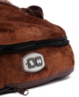 Вібромасажер-грілка для ніг Supretto Warm Massager 2 в 1 електрична грілка з підігрівом, вібро масажер для ступень, електрогрілка із застібкою