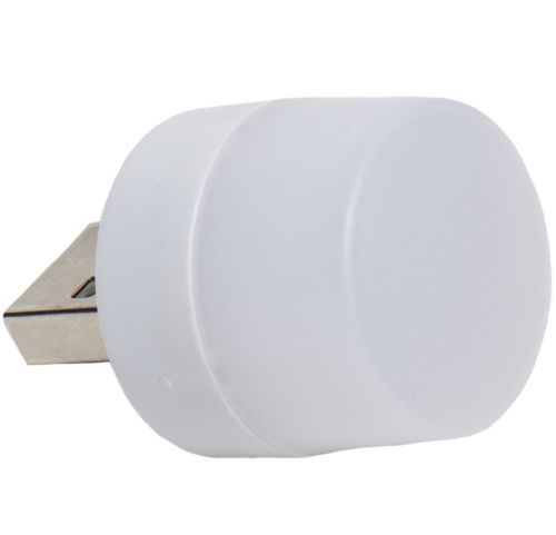 Светодиодная USB мини лампочка ночник Vkstar 1W Led Light BU-15 от Power Bank и ноутбука, Лампа фонарик 6000K от повербанка ПК 1Вт Холодный белый
