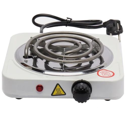 Електрична настільна спіральна плита на одну конфорку Hot Plate JX-1010B 1000W, одноконфорочная електроплита 1000Вт з термостатом на 5 положень