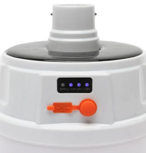 Аккумуляторная подвесная лампа Solar Lamp BL-2022 на солнечной батарее, Подвесной светодиодный фонарь на крючке для кемпинга на аккумуляторе JD-2022