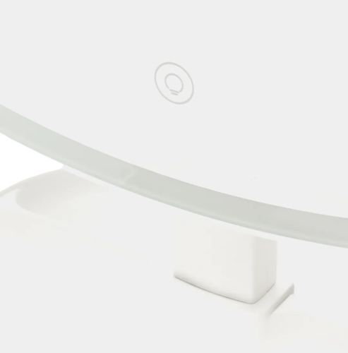 Настольное тройное зеркало Led Lighted WX-810 с подсветкой и органайзером для хранения косметики, Косметическое аккумуляторное зеркало с увеличением