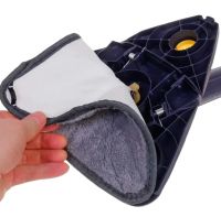 Трикутна змінна насадка запаска для трикутної Швабри Rags Mop the floor AND563 26x26 см, додаткова мочалка для миття та прибирання підлоги сіра