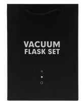Подарунковий набір термос Vacuum Flask Tea Set з вакуумною ізоляцією 500 мл з 3 кружками Бокс з термокружкой і чашками з нержавіючої сталі