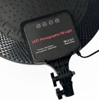 Кругла світлодіодна LED лампа Fill Light PF-33 33 см 13 " для фото і відео з пультом, Студійна селфи лампа відеосвітло теплий, нейтральний, холодний