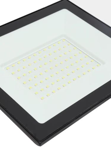 Світлодіодний вуличний прожектор 100W LED Flood Light Series 2 UKC FL-100 з монтажним кріпленням на кронштейн, денний ліхтар 100 Вт IP66 6400К для вулиці від мережі
