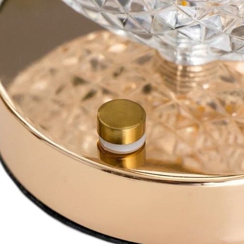 Настільна лампа-нічник Creatice Table Light Lamp 14 сенсорний нічник, Світлодіодна лампа світильник з кристалами на акрилової підставці 3 режими