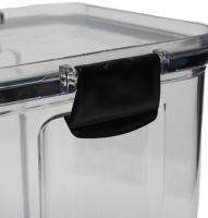 Набір контейнерів для сипучих Food Storage Container Set 8 ємностей, прозорі органайзери, баночки для зберігання харчових продуктів, круп з кришками