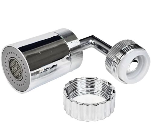 Універсальна поворотна насадка на кран Water Mixer S1820 для економії води, аератор экономитель на змішувач з поворотом 720 2 режими регулювання