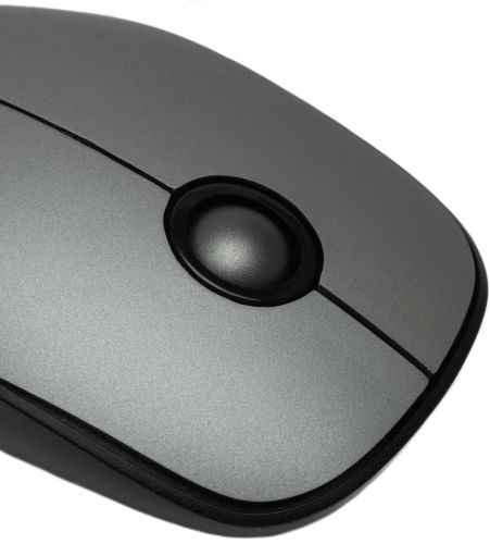 Бездротова Bluetooth мишка ZornWee W150 Grey для комп'ютера і ноутбука, Ігрова комп'ютерна блютуз миша 2.4GHZ USB для ПК від батарейок Сіра