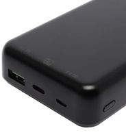 Зовнішній акумулятор з швидкою зарядкою Power Bank Hoco J87A 20000mAh PD20W + QC3.0(22.5 W), Портативна батарея повербанк Хоко з виходом Type-C Чорний