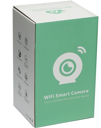 Розумна відеоняня камера відеоспостереження Smart Sricam SP027 2MP з гнучким кріпленням і WI-FI IP двостороннім зв'язком, поворотна радіоняня Tuya
