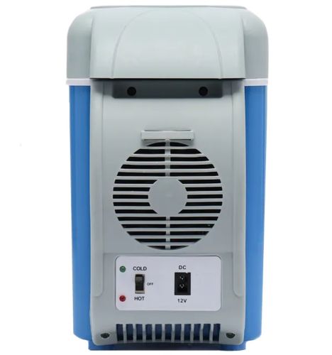 Портативний автохолодильник від прикурювача 12V Portable Electronic Fridge Freezer PF-7535 на 7.5 л, Автомобільний холодильник 2 в 1