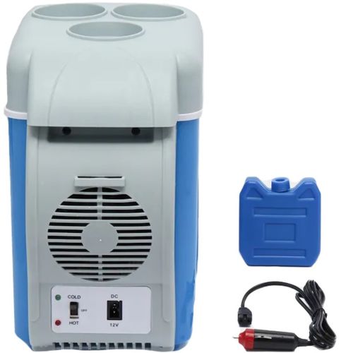Портативний автохолодильник від прикурювача 12V Portable Electronic Fridge Freezer PF-7535 на 7.5 л, Автомобільний холодильник 2 в 1