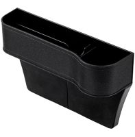 Автомобільний щілинний органайзер підсклянник Car Organiser Green Lion 2 штуки між сидіннями для зберігання дрібниць тримач на сидіння машини чорний