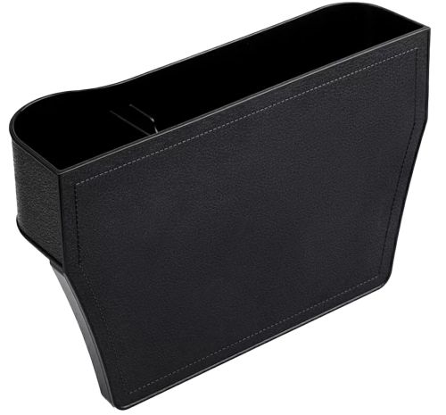 Автомобільний щілинний органайзер підсклянник Car Organiser Green Lion 2 штуки між сидіннями для зберігання дрібниць тримач на сидіння машини чорний
