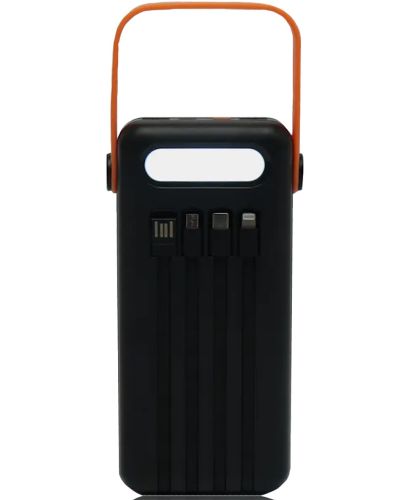 Портативний зарядний пристрій Power Bank Voltronic YM-638CX 100000mAh з сонячною панеллю і ліхтариком Solar зовнішній акумулятор повербанк для зарядки