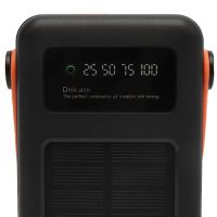 Портативний зарядний пристрій Power Bank Voltronic YM - 635cx 50000mAh з сонячною панеллю і ліхтариком Solar зовнішній акумулятор повербанк для зарядки