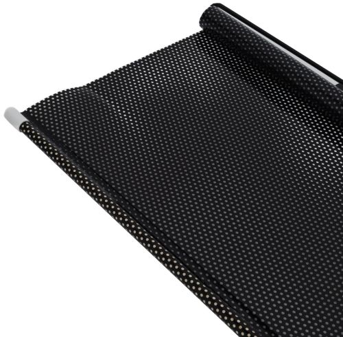 Сонцезахисна рулонна шторка козирок RolerProtect 40x125 см на коліщатках для спальні і автомобіля, Автомобільні жалюзі ролет на вікна Чорна