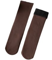 Універсальні жіночі термо шкарпетки Thermal Fashion Socks XD-01 35-41 розмір з начосом, утеплені зимові шкарпетки на хутрі, Пара шкарпеток XD-02