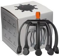 Акумуляторний вібраційний масажер антистрес для голови Head Massager Octopus K108W48 з 3 режимами, бездротовий вібромасажер восьминіг на голову