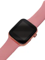 Наручные Смарт часы Smart Watch T500 спортивные с микрофоном тонометром IP67 Aluminium 44mm Умные часы с функцией фитнеса и здоровья Розовые
