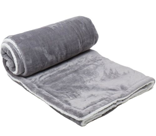 Масажна зігріваюча ковдра Calming Cosy LY-19 з підігрівом і масажем, електрична грілка плед CHC-3 3 режими для ніг і тіла від мережі Сірий