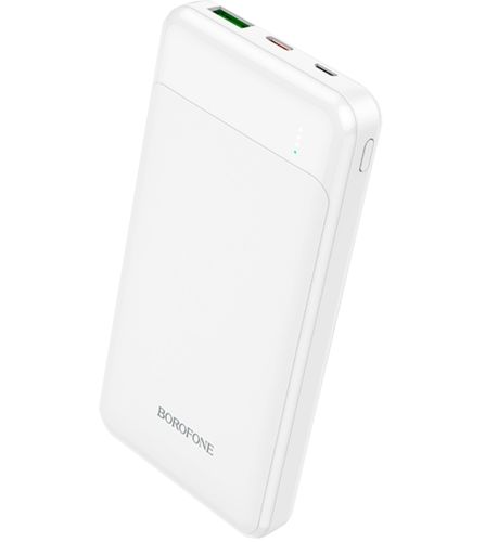 Зовнішній акумулятор повербанк Power Bank Borofone Bj19a 20000mAh PD20W + QC3.0 з швидкою зарядкою, портативний зарядний пристрій батарея 2 виходи