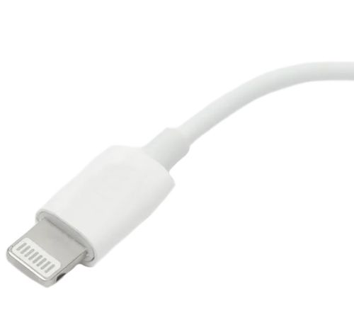 Универсальный кабель аудио переходник для наушников Lightning на 3.5mm AUX Headphone Adapter J-002, Адаптер USB-C для телефона IPhone Белый