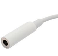 Универсальный кабель аудио переходник для наушников Lightning на 3.5mm AUX Headphone Adapter J-002, Адаптер USB-C для телефона IPhone Белый