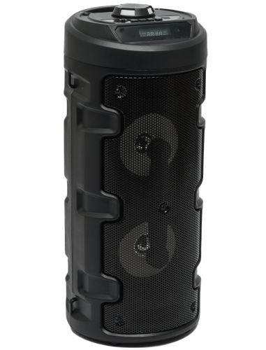 Бездротова Bluetooth колонка SoonBox S4405 10w з мікрофоном і RGB LED підсвічуванням, акумуляторна блютуз акустика USB AUX для Android IOS Чорна