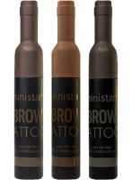 Водостійка фарба тінт Ministar Brow Tattoo Black Чорний з тату ефектом для підкреслення брів, Маркер гель #102 10 мл для татуювання брів